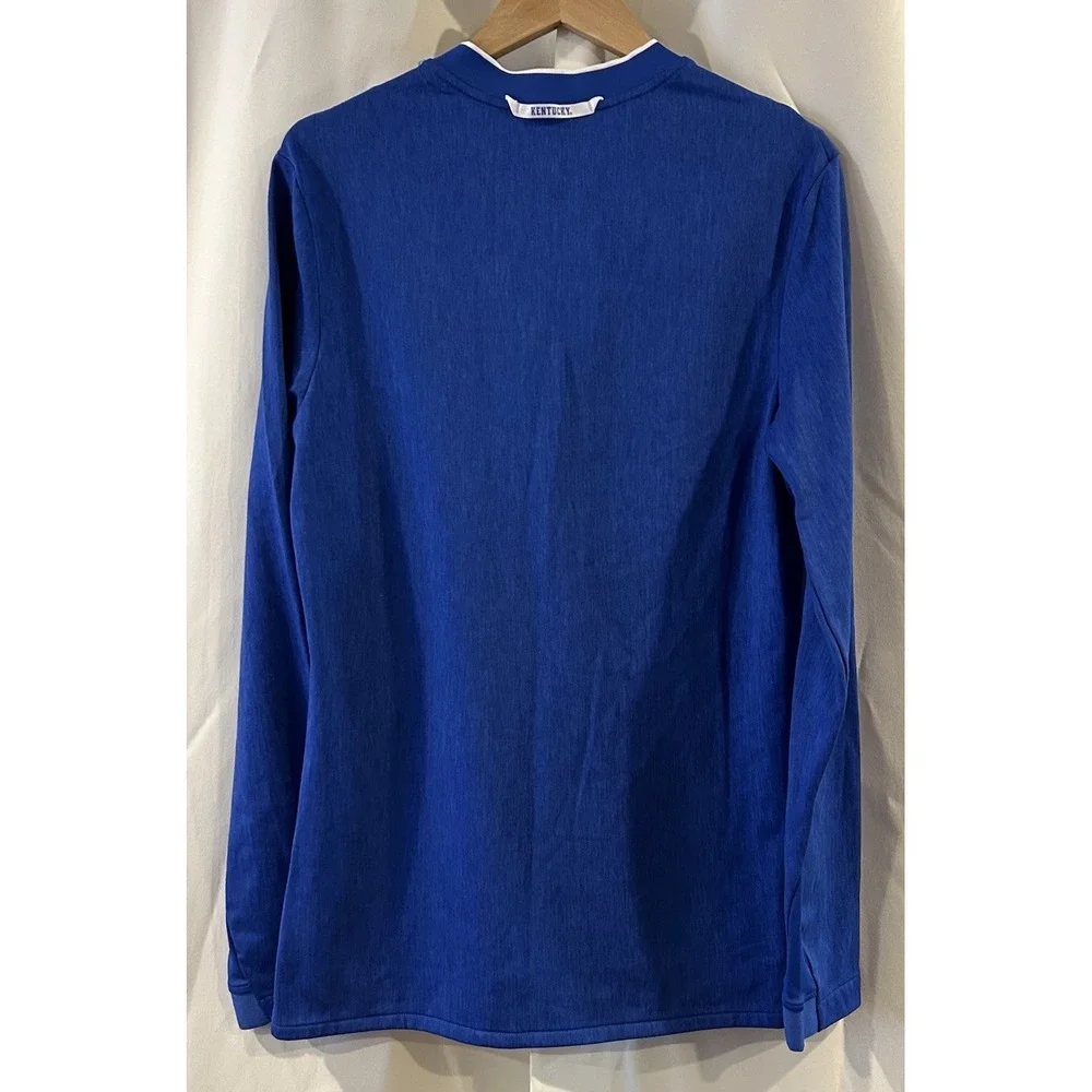 Kentucky‎ Wildcats UK Nike Dri-Fit Gray 1/4 Zip Long Sleeve S Pullover NCAA